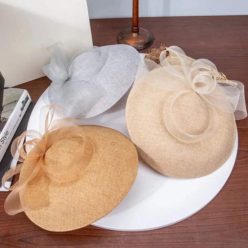 2025 French Wide Brim Cloche Hat Vintage Bow Ladies... From  display picture 1