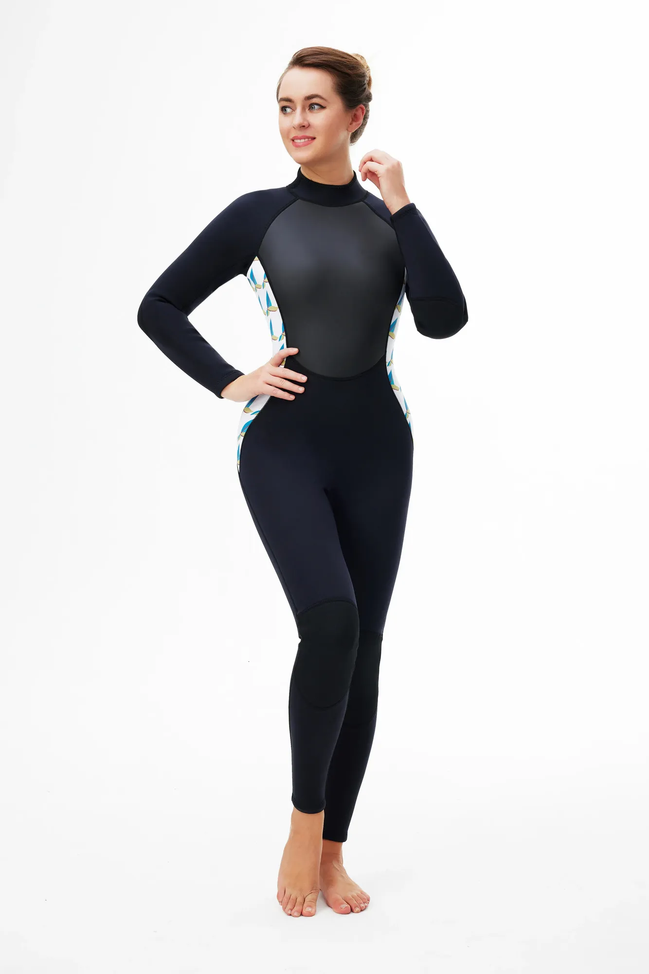 Kadın Dalgıç Elbisesi 3 MM Neopren Wetsuit Sörf Yi TL4,066.77