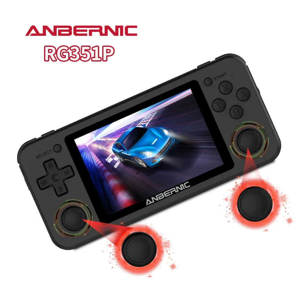 Anbernic RG351MP Console de jeu portable, console de jeu rétro 3,5 pouces, écran IPS intégré, carte TF 2500, support PSP / PS1 / N64 / NDS Anbernic RG351MP Console de jeu portable, console de jeu rétro 3,5 pouces, écran IPS intégré, carte TF 2500, support PSP / PS1 / N64 / NDS