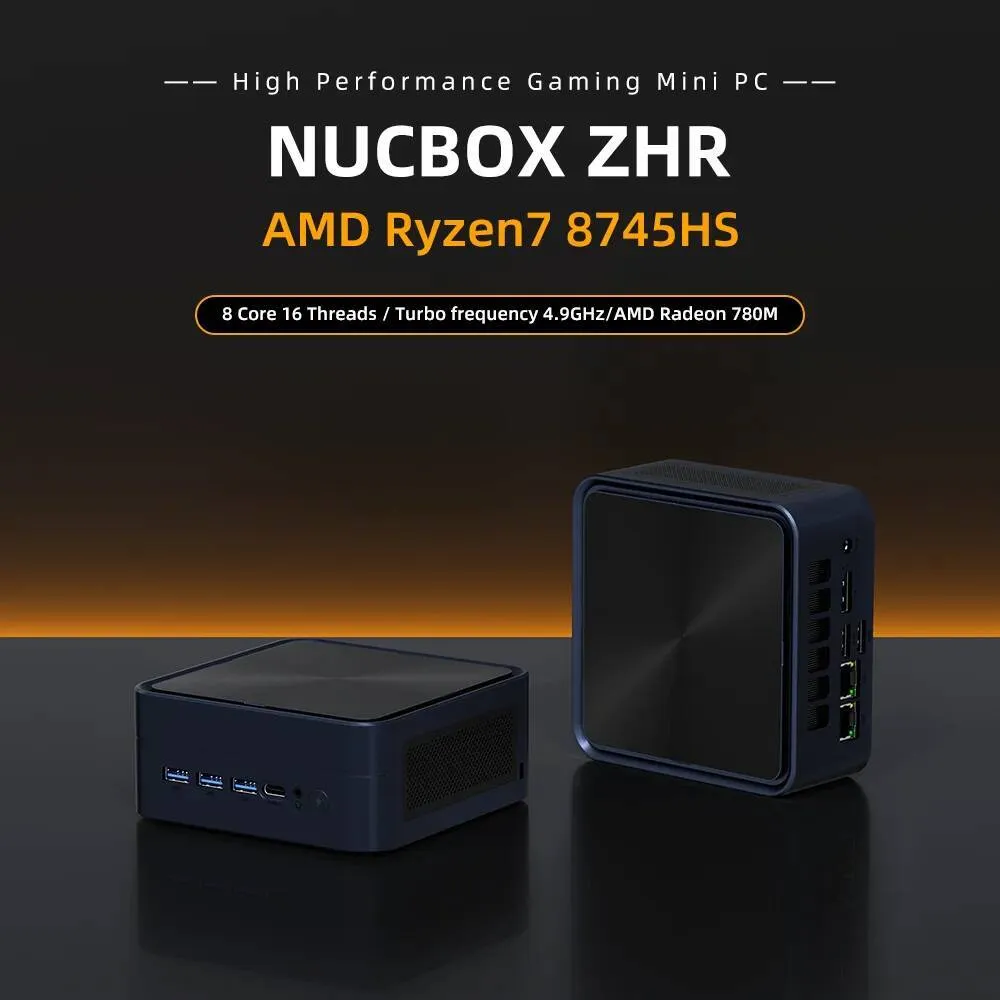 ZXIPC Mini PC AMD Ryzen 7 8745HS R56600H R77735HS From 462,4