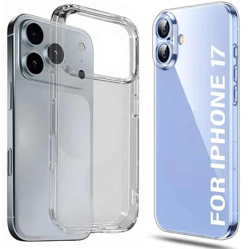 Custodia Per Iphone 17 17 Air 17Pro 17 Pro Max Cover Trasparente - Foto 4