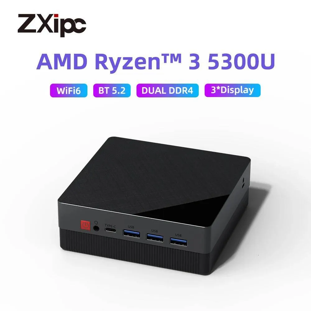 ZXIPC AMD Ryzen5 4500U 5300U 5400U Mini PC Computer From 231,71