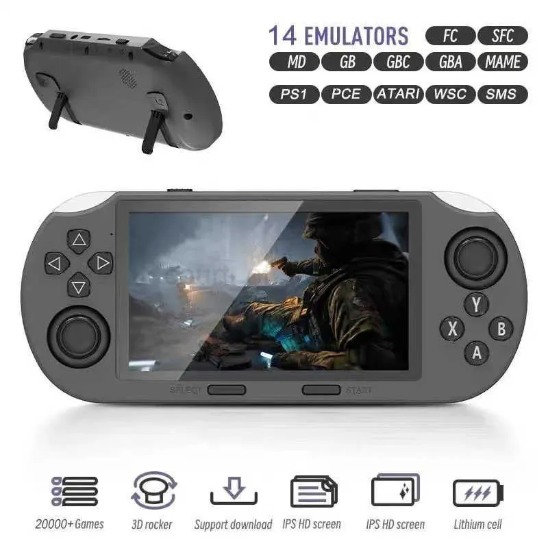 Sf3000 SF3000 Retro Handheld Video Game Console 4.5 Inch 854x480 IPS Screen ...