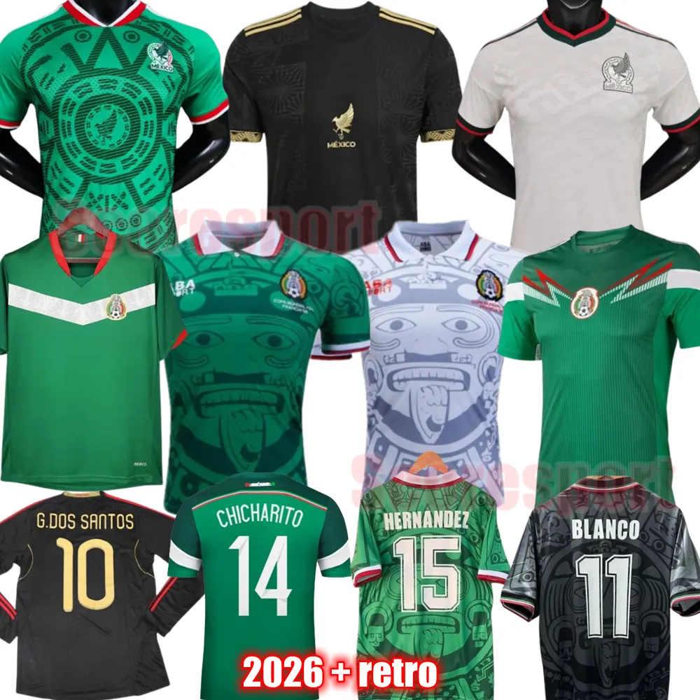 Maillot De Football Rétro Mexique 1996-98 - Taille S, Vert, Occasion En Parfait État
