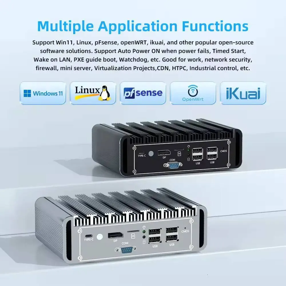 ZXIPC Intel N100 Mini PC Computer Firewall Appliance From 320