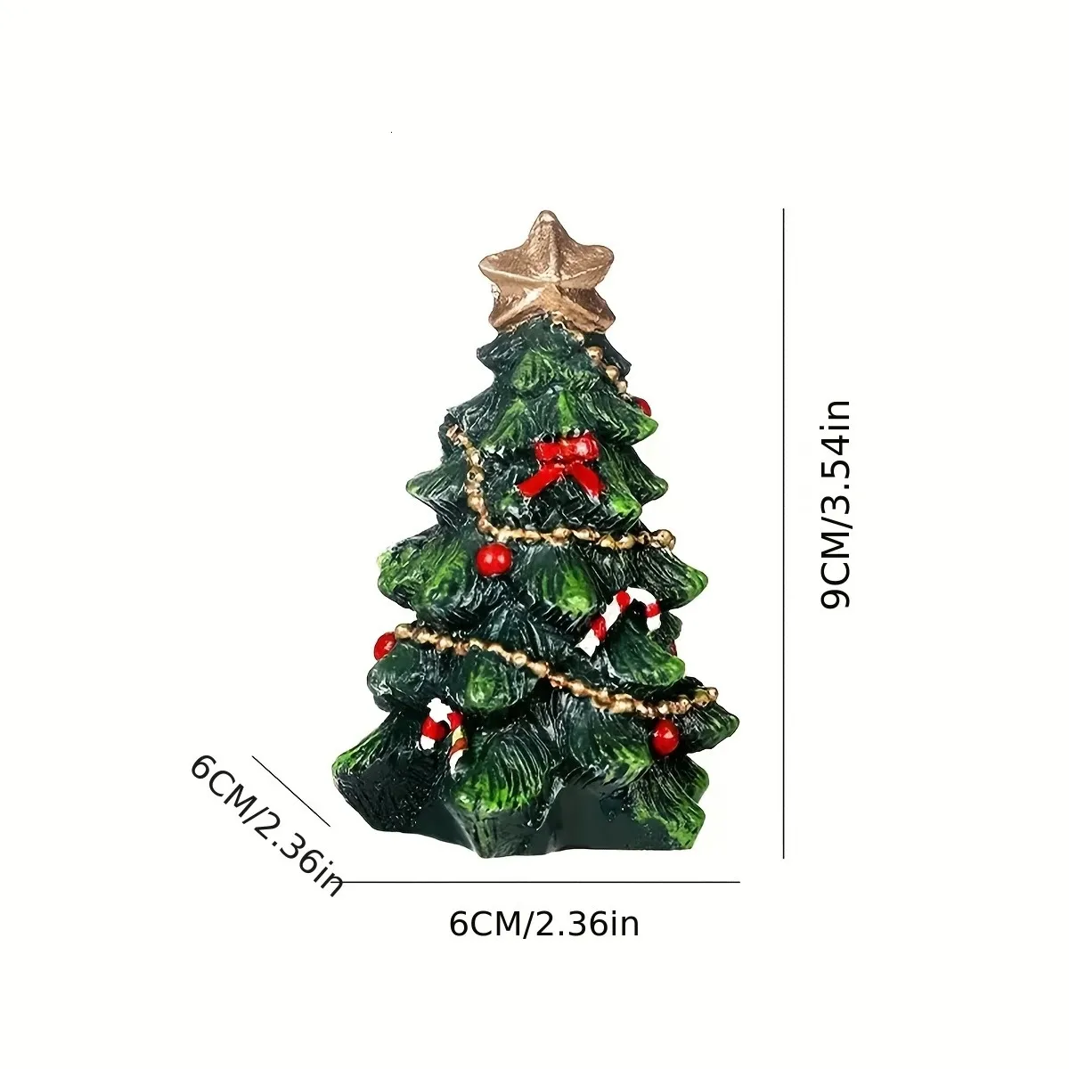 ミニクリスマスツリー樹脂オーナメントクリスマスデコレーション