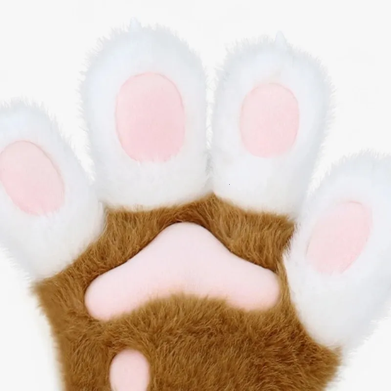 Gants Pattes De Chat Avec Griffes – Oxxggkao – Cosplay, Halloween, Fourrure Synthétique, Adulte