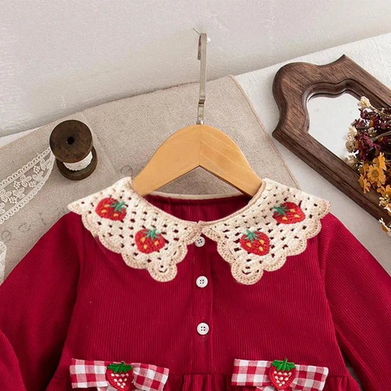 Girls Autumn Red Strawberry Dress for Baby, Christmas Parties, Childrens  Clothing, Suitable for Babies Aged 6 Months to 3 Years from Dhgate Girls  Dresses - price 31.64