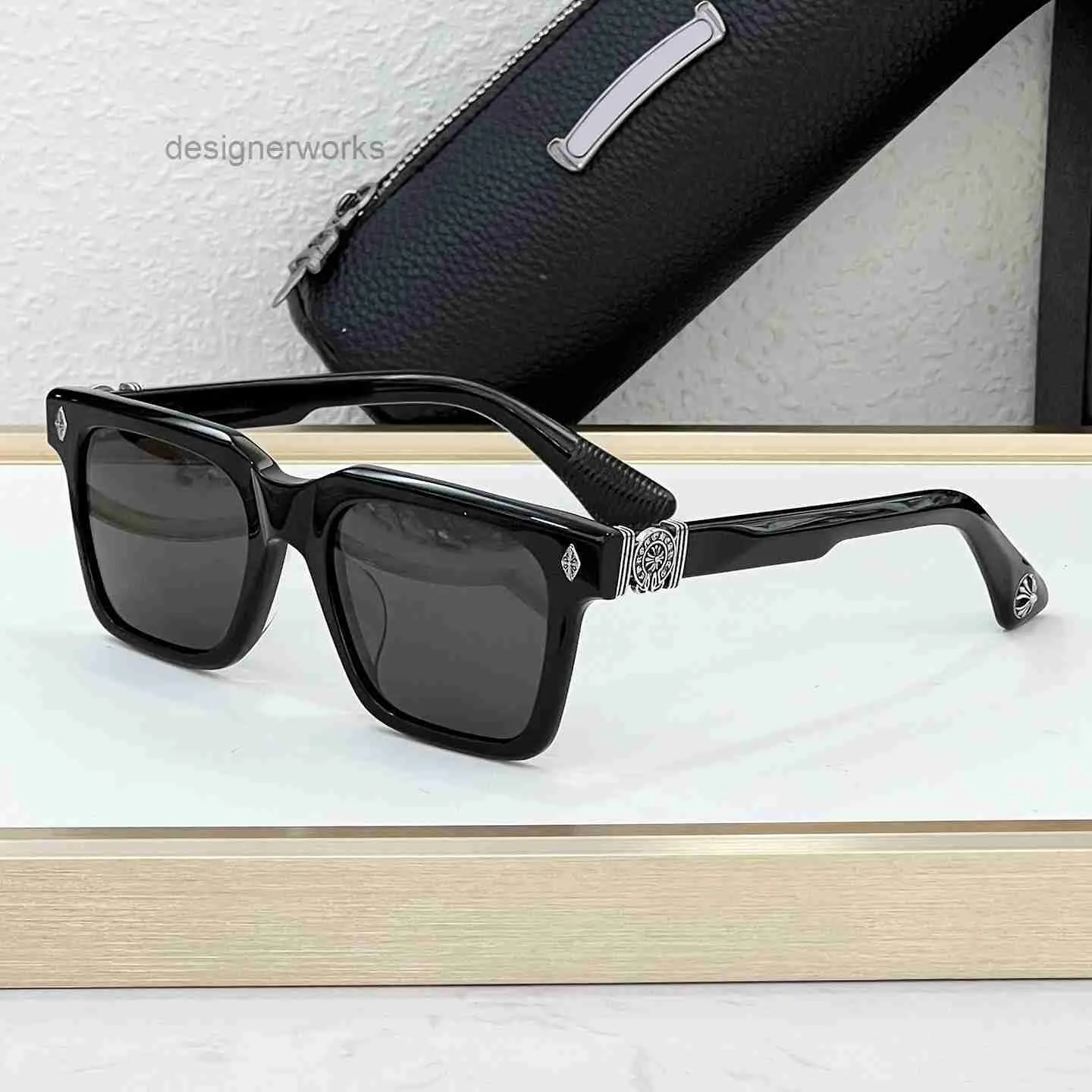 designer luxury crome chrome hearts heart glasses for men women