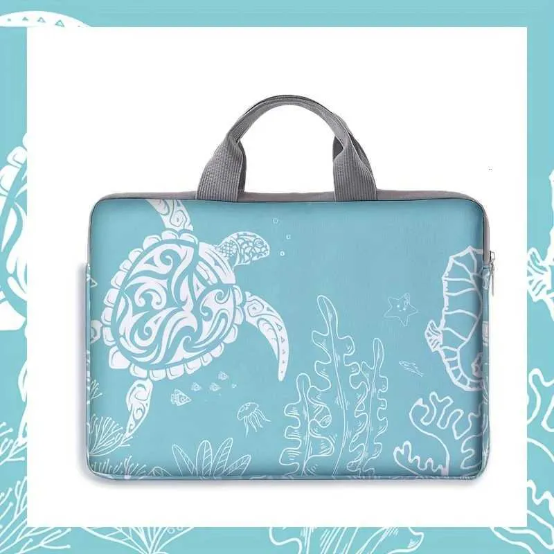 Computer Bag Turtle Turtle Patterned Laptop Bag Briefcase, Suitable for 14 Inch Laptops ...