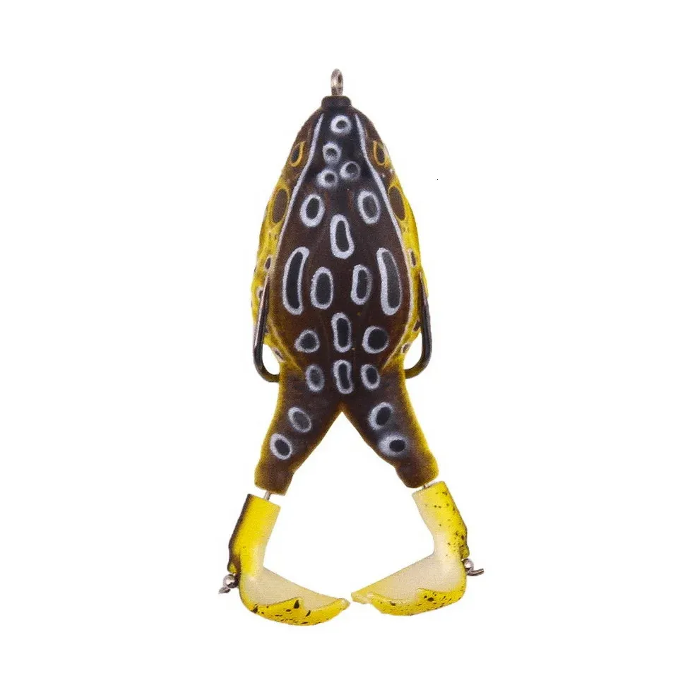 Leurre artificiel grenouille réaliste double hélice