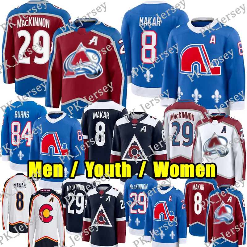 Nathan MacKinnon Avalanche Jersey, Reverse Retro Hockey Jersey