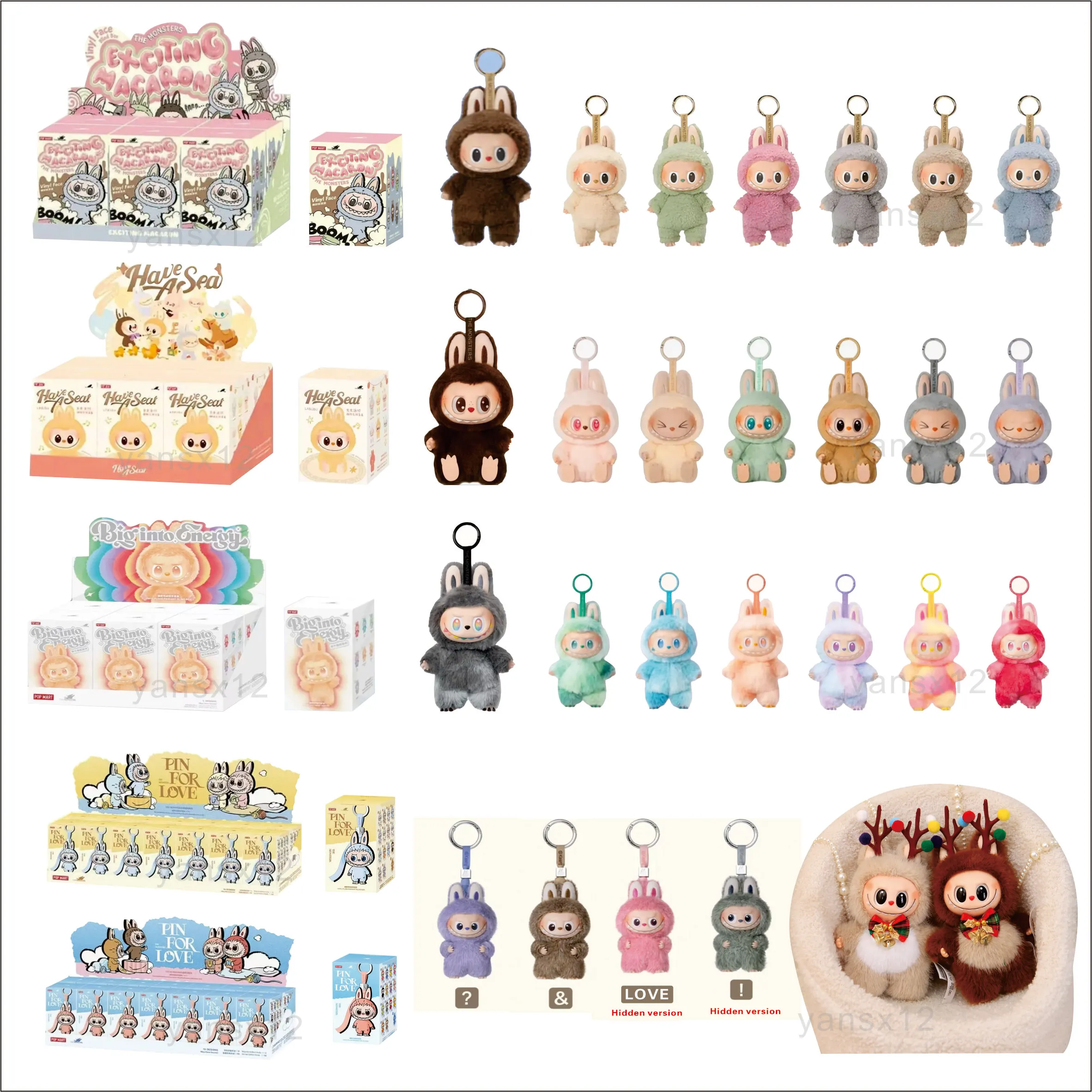 Labubba Labubu Cute Plush Doll Blind Box Toy - V1, V2, V3, V4 Series ...