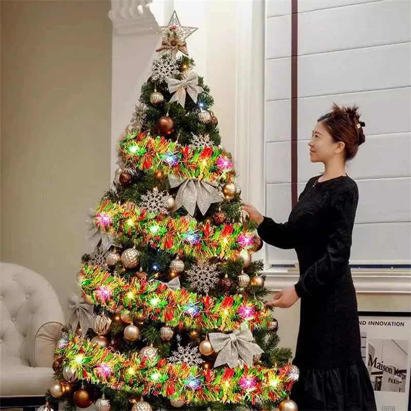 Guirlande Lumineuse Pour Sapin De Noël, 4 Mètres, Décoration De Noël Intérieure Et Extérieure, (lumière Chaude) Rouge | Leroy Merlin