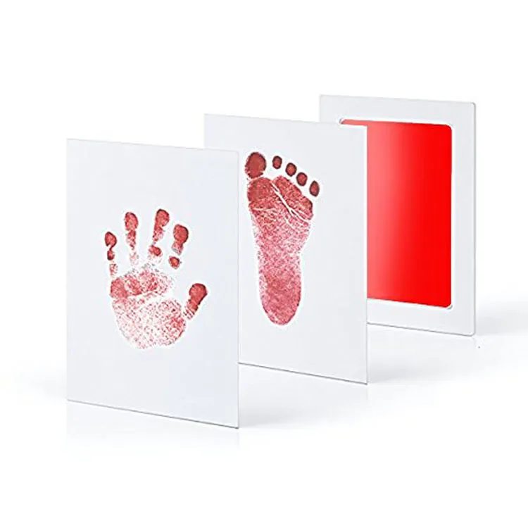 Kit Impronta Mani e Piedi Neonati, Cornice Battesimo e Nascita, 21x49 cm, Foto e Calco, Bimbo e Bimba, Beige, Relaxdays | Leroy Merlin