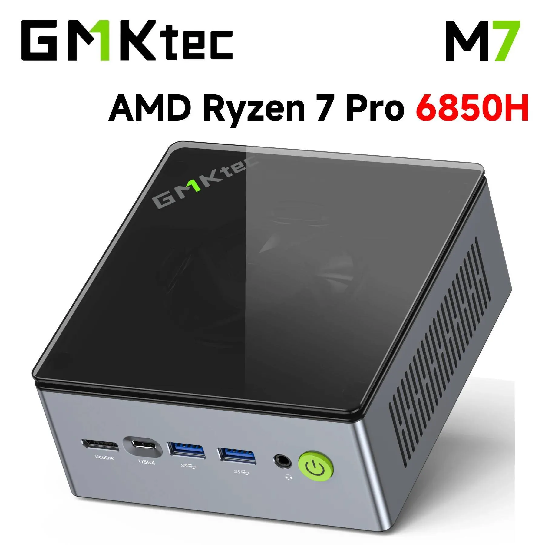 GMKtec M7 Mini PC Updated Version AMD R7 Pro 6850H Win 11 DDR5 NVMe SSD ...