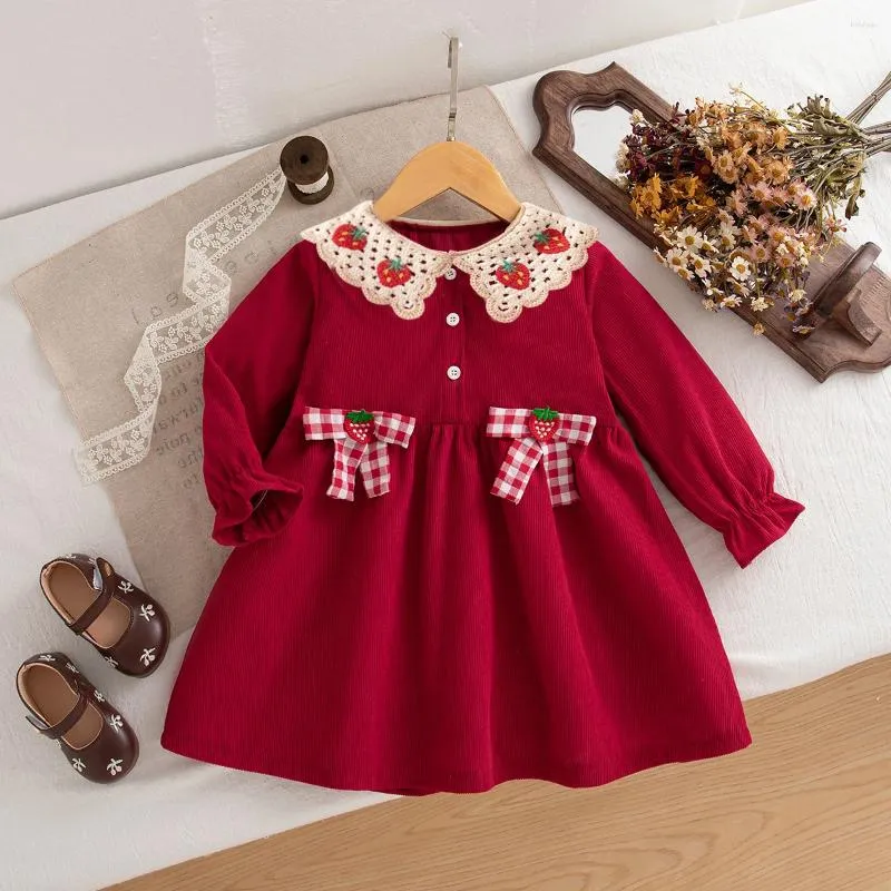 Girls Autumn Red Strawberry Dress for Baby, Christmas Parties, Childrens  Clothing, Suitable for Babies Aged 6 Months to 3 Years from Dhgate Girls  Dresses - price 31.64