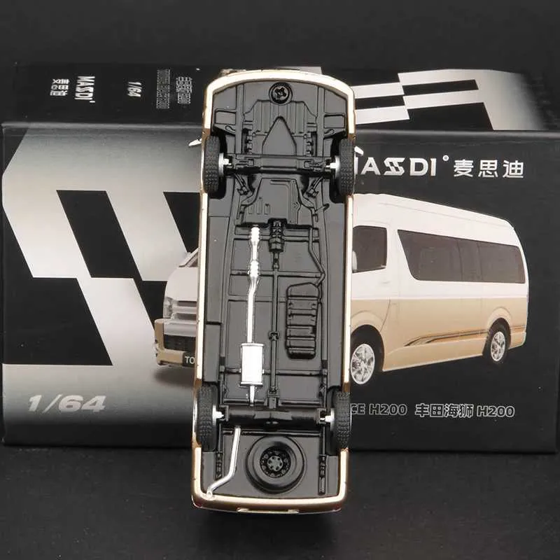 Massdi 1/64 Toyota Hiace H200 Diecast Miniature Bus  From