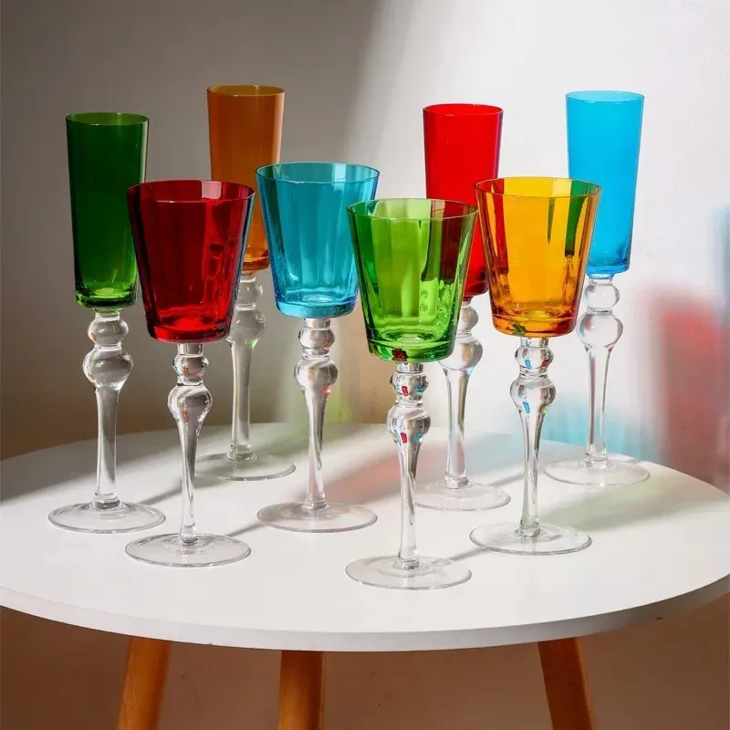 Christmas Champagne Glass Banquet Goblet Wedding Crystal Sparkling Wine ...