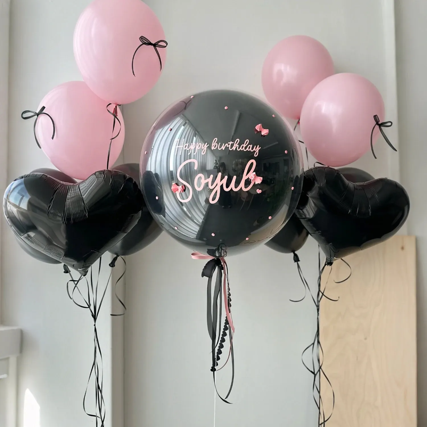 Set Decorazione Festa 42° Compleanno Donna | Rose Gold | Palloncini Con Numero 42, Striscione, Stelle E Coriandoli | Compleanno Ragazza - 3