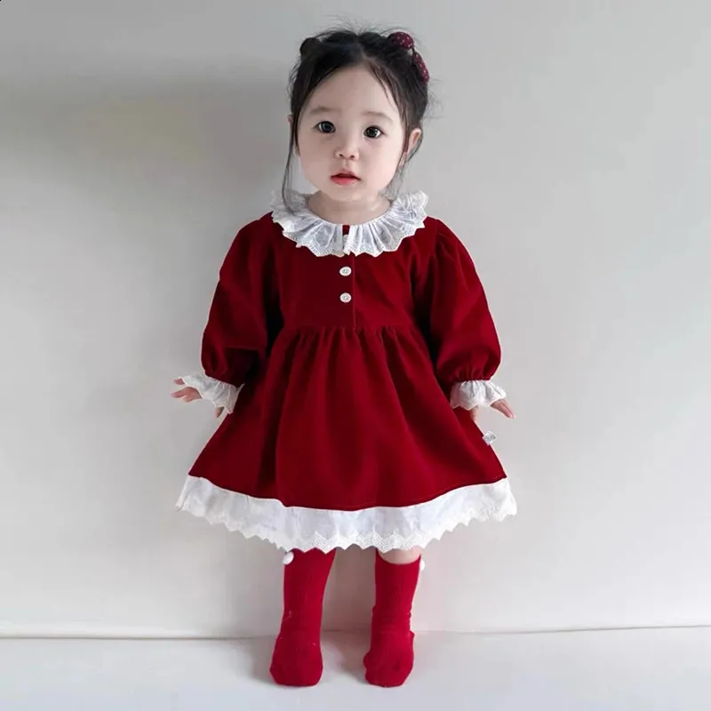 sachin and babi light blue dress Ralph Lauren baby girl tartan dress 9M holiday Christmas party main image 1