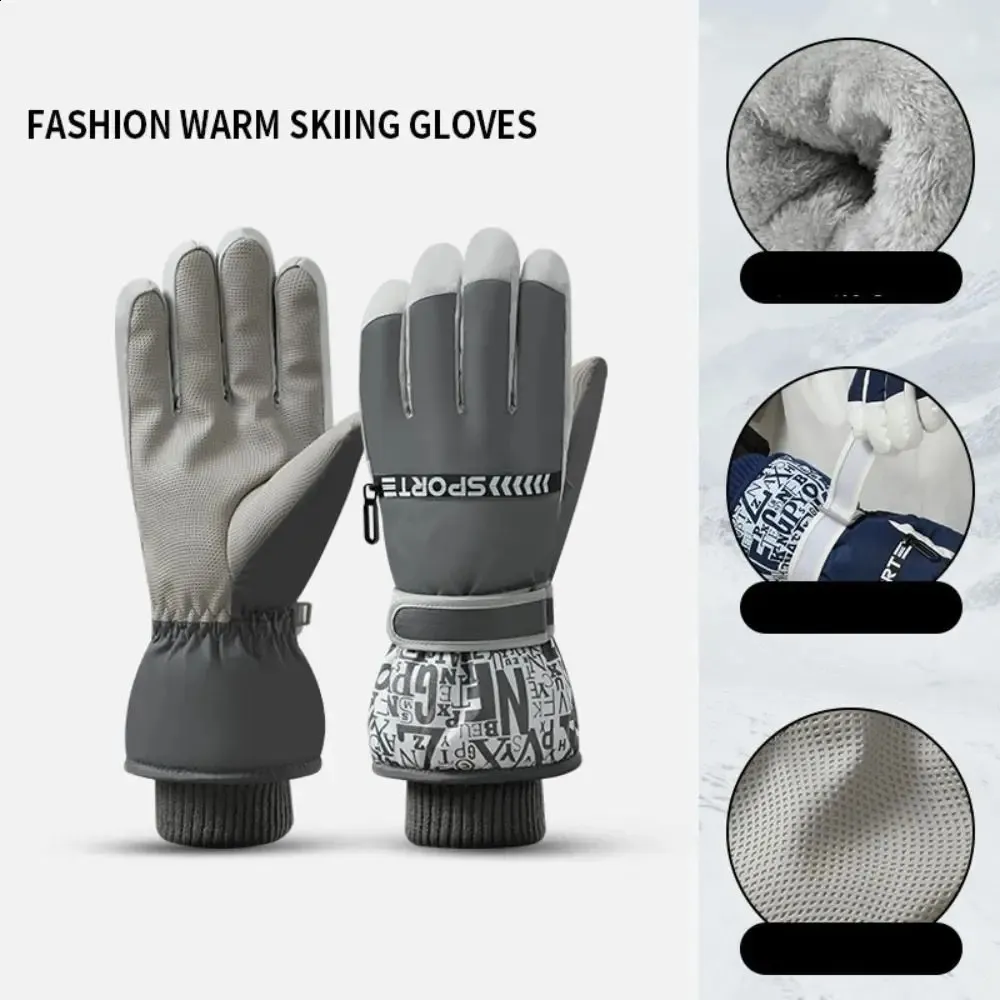 Guanti Invernali Da Ciclismo Antivento E Touch Screen - Unisex, Con Pile E Antiscivolo