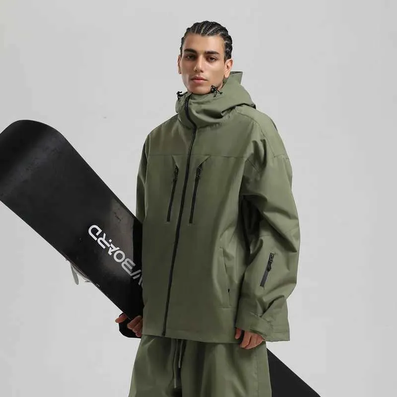 Ski Jacket Waterproof GSOU SNOW Men's & Women's Waterproof Ski