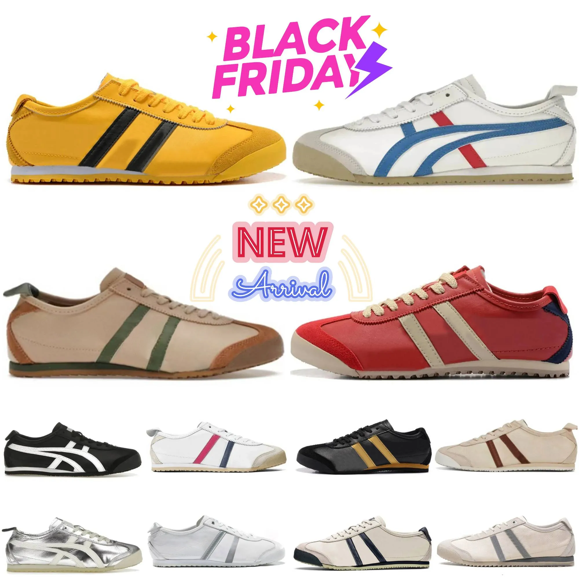 Save Big on Bulk Mexico 66 Sneakers Designer TiGERs Sneakers ONiTsUkaes  Mens Women Casual Shoes MExico 66 Kill Bill Silver Pink Birch Peacoat  TOKUTENs