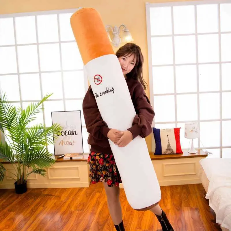 Nice Creative Cylindrical Sleeping Cushion Cigarette Pillow Plush Toys  Fashion Boyfriend Birthday Gift Z251024 from Dhgate Plush Dolls