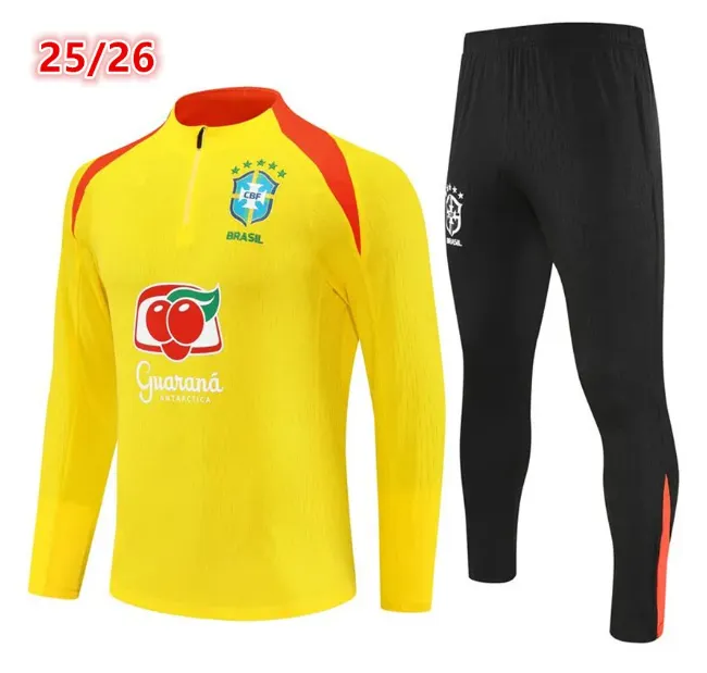 2025 2026 Brazil Soccer Tracksuit Arsen Training Suit From