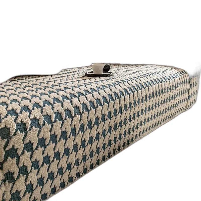 Mingfuxin Coprisedia a pozzetto, elasticizzato, in poliestere ed elastan, jacquard, rotondo, per poltrona, divano, protezione per sala da pranzo e soggiorno (verde scuro, poliestere spandex