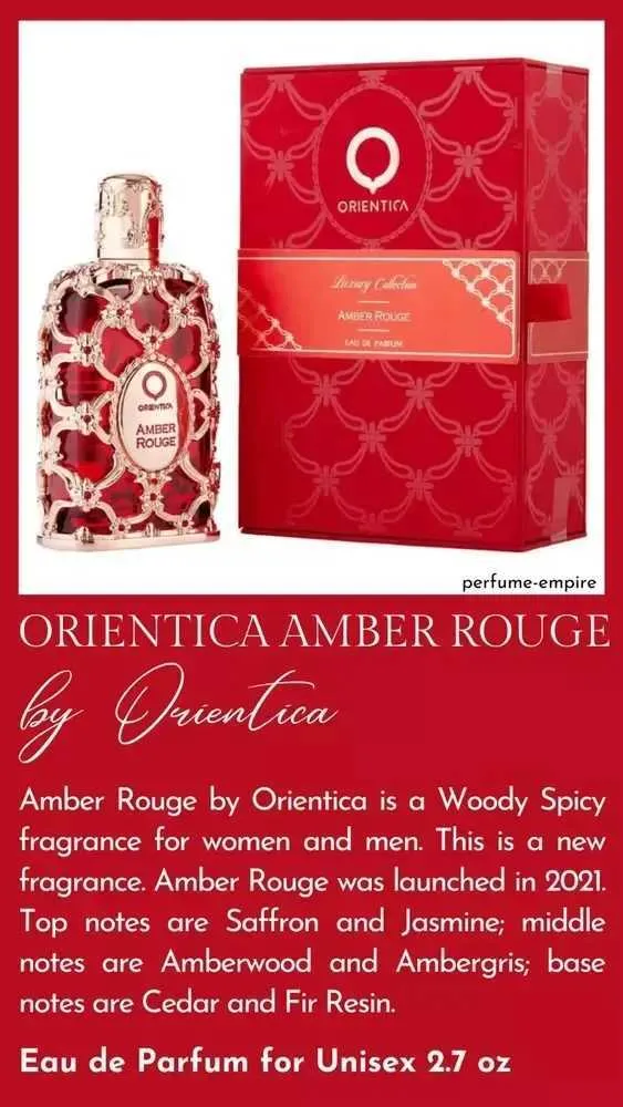 Orientica Amber Rouge Unisex Eau De Parfum 2,7 Oz  Yi TL472.13