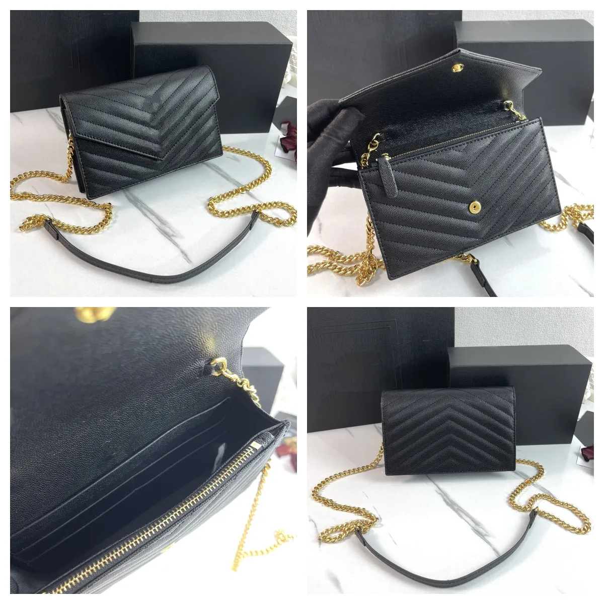 Designer schoudertas voor dames witte bucket bag met ketting_voghion.com