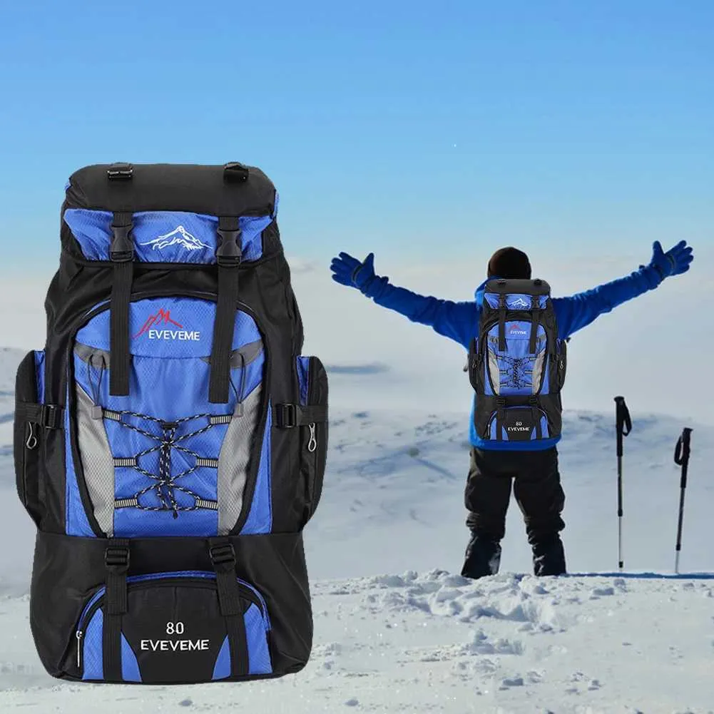 Zaino 80L Impermeabile Uomo E Donna – Spazioso E Pieghevole Per Viaggi E Sport