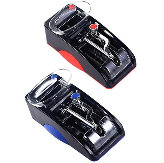 electric rolling machine tobacco McbeAn Cigarette Roller, 6.5/8mm Cigarette Machine, Smart Induction Pause/LED Count, Roller Filler, Cigarette Maker, Rolling Paper Cigarette Tool, for Smoker Factory : Health & Household This machine is designed to work with both standard size electric cigarettes roller sold on