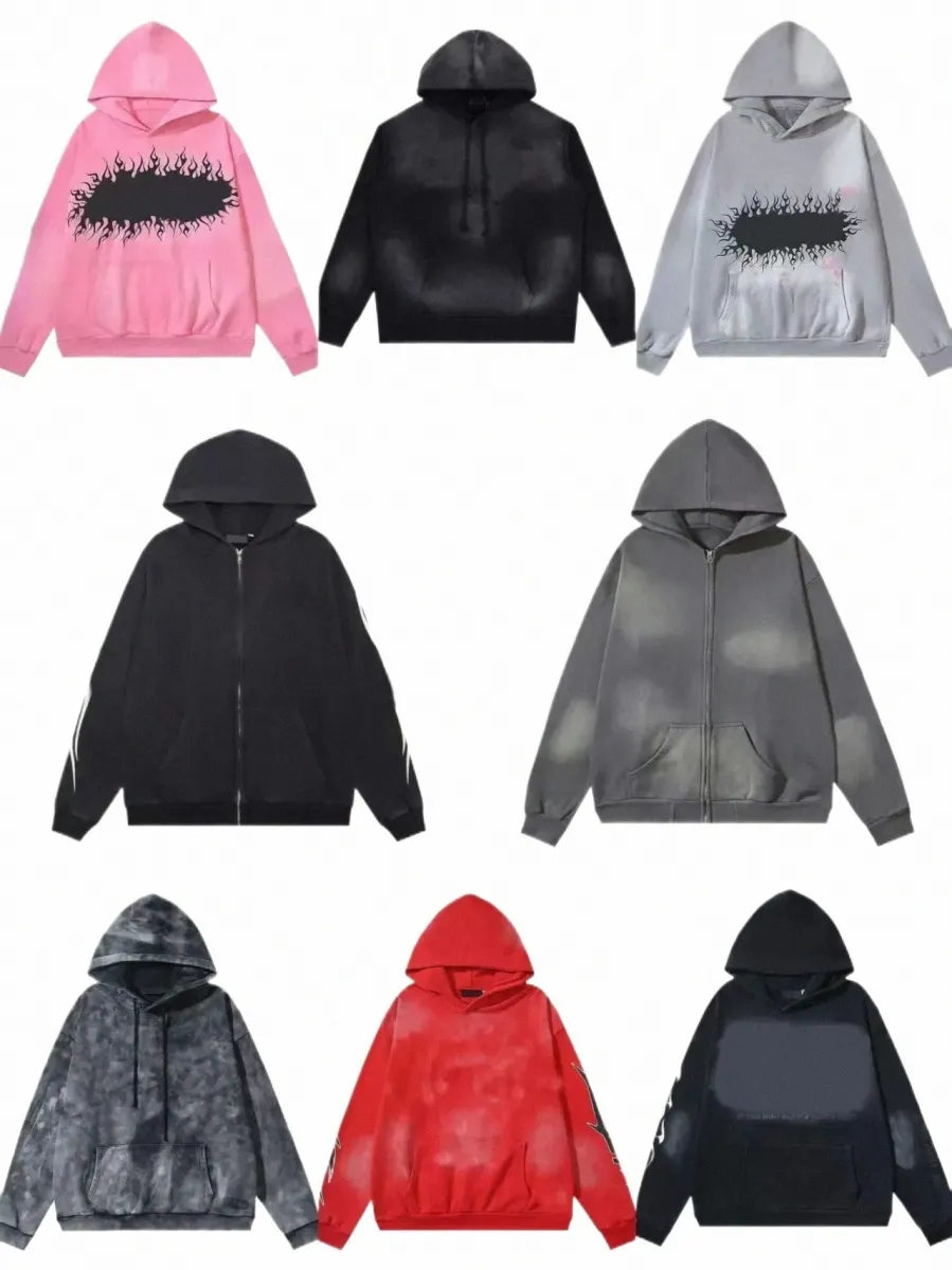 Designer Rapper Hoodies Men's Designer Hoodie Hip Hop Graffiti Pattern High Quality Vintage ...