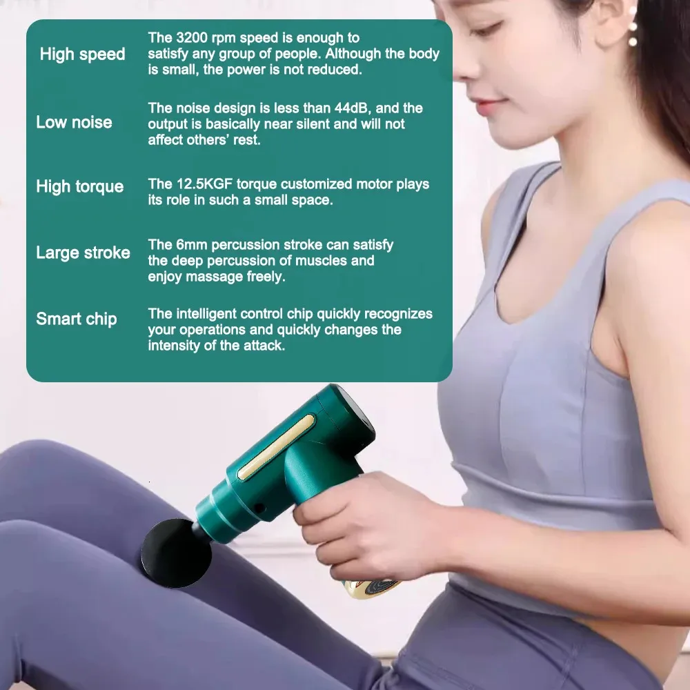 Professional Electric Massage Gun For Muscle Relaxation & Vibration ...