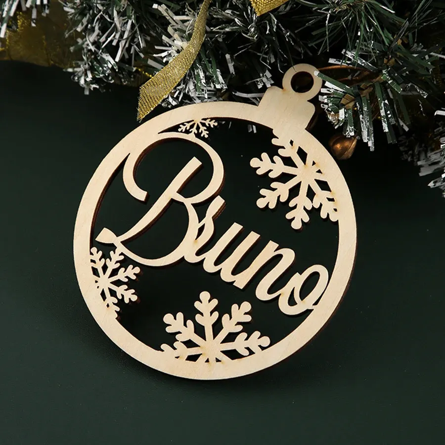 Adornos Personalizados Para Árboles De Navidad, Adornos Personalizados,  Nombres Cortados Con Láser, Etiquetas De Regalo, Nombre 251013 De 39,07 € |  DHgate, image size:900x900