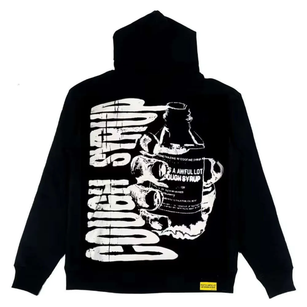 Felpe Con Cappuccio Coughsyrup Designer American Style Street Wear