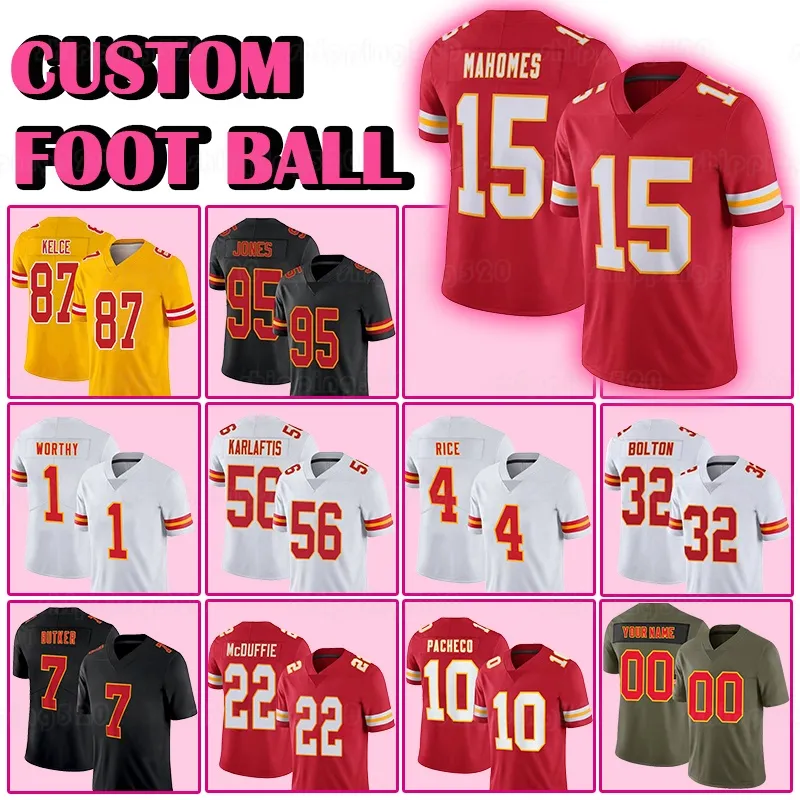 Xavier Worthy #1 Kansas City Chiefs on-Field Men's Team Jersey Red