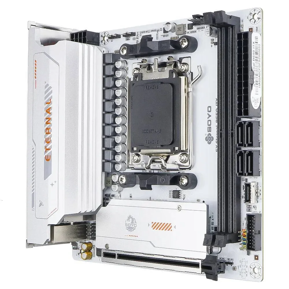 AM5 SOYO ETERNAL B650ITX WIFI6白マザーボード SOYO B650ITX AMD Mini Motherboard AMD Ryzen AM5 DDR5 From 176,6