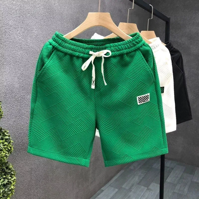 Bermuda Uomo Sportivi E Casual In Cotone, Pantaloncini Corti Con Elastico E Tasche, Per Palestra, Running E Basket, Taglio Regolare