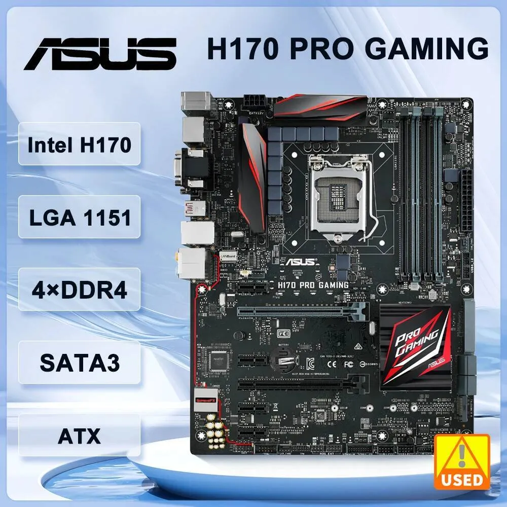 ASUS H170 PRO GAMING Motherboard Intel H170 DDR4 64GB From 109
