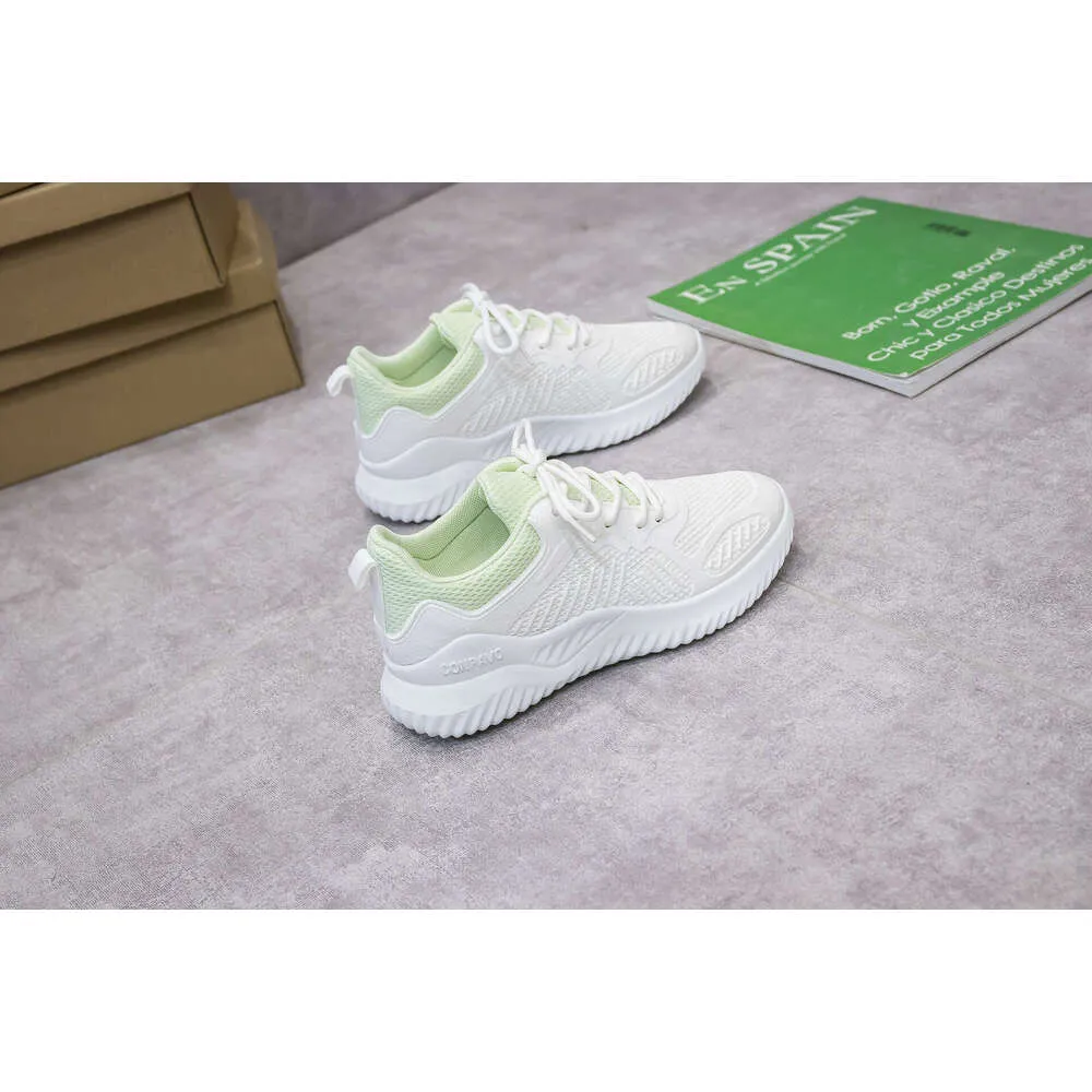 Korean Style Thick-Soled Height-Increasing White Sneakers For New Super Popular Sports Casual Running Shoes Women Trendy_voghion.com
