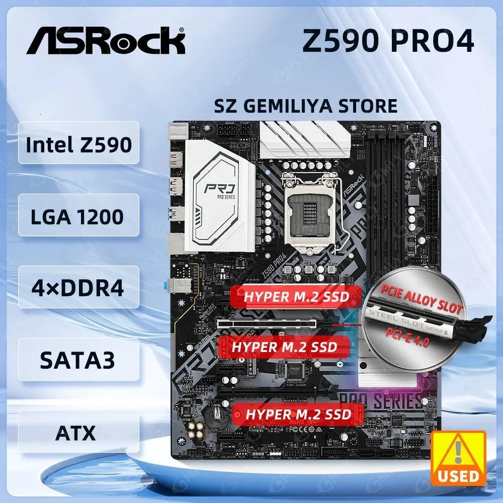 Z590 ASRock Intel ATX Pro4 0 PRO4 LGA DDR4 Motherboard > Micro
