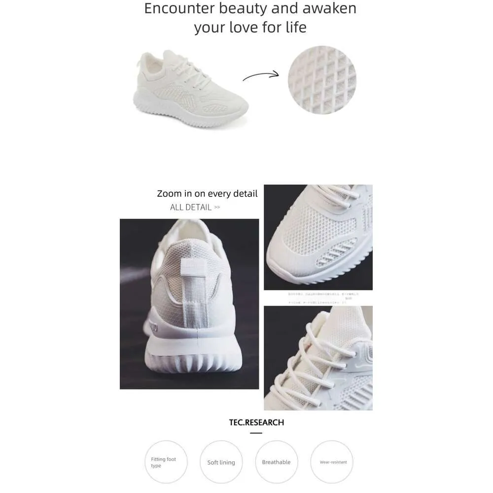 Korean Style Thick-Soled Height-Increasing White Sneakers For New Super Popular Sports Casual Running Shoes Women Trendy_voghion.com