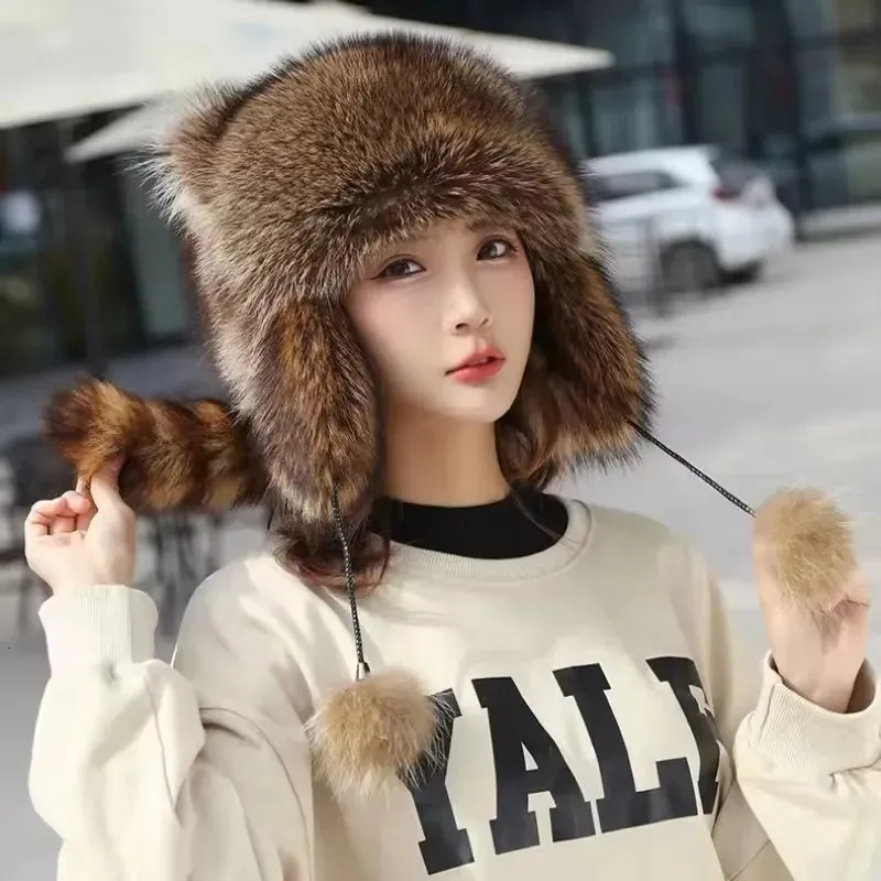 Silk Knit Cowboy Trapper Hat For Men Thick Warm... From  display picture 3