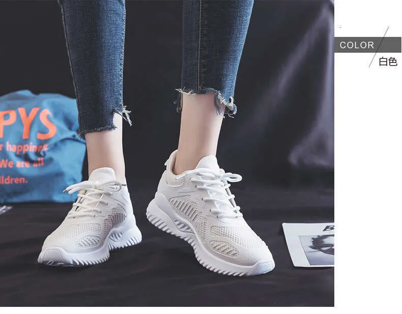 Korean Style Thick-Soled Height-Increasing White Sneakers For New Super Popular Sports Casual Running Shoes Women Trendy_voghion.com