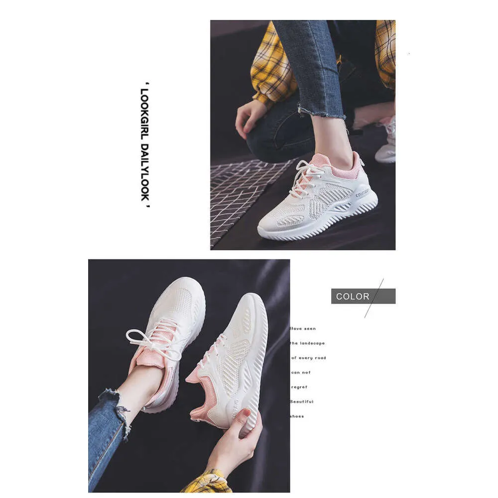 Korean Style Thick-Soled Height-Increasing White Sneakers For New Super Popular Sports Casual Running Shoes Women Trendy_voghion.com