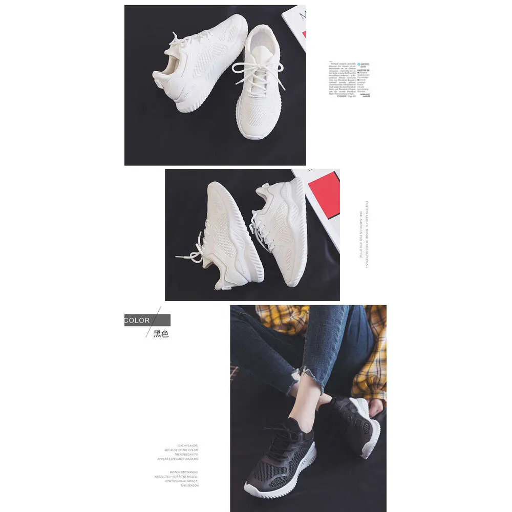 Korean Style Thick-Soled Height-Increasing White Sneakers For New Super Popular Sports Casual Running Shoes Women Trendy_voghion.com